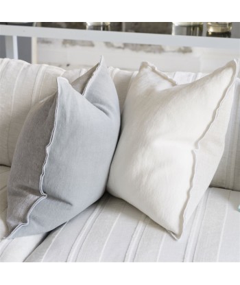 Coussin DG En Lin Brera Lino Alabaster de pas cher