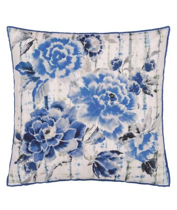 Coussin DG Kyoto Flower Indigo Véritable concentré