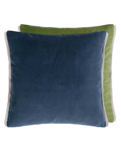 Coussin DG Varese Prussian & Grass les ctes