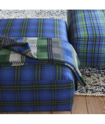 Plaid Tasara Cobalt basket pas cher