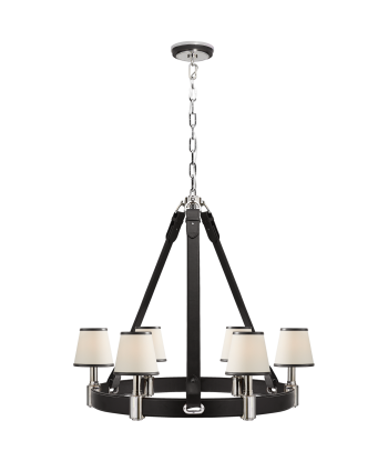 Chandelier Riley Medium Nickel - Chocolat votre