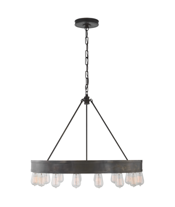 Chandelier Roark 30'' Aged Iron en ligne des produits 