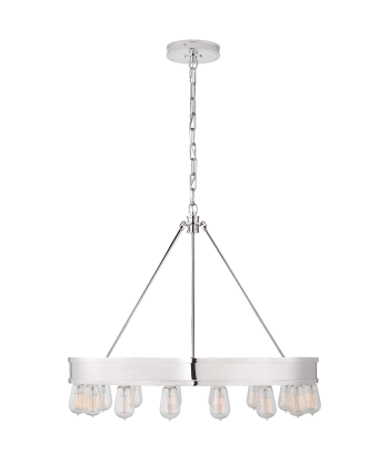 Chandelier Roark 30'' Nickel l'évolution des habitudes 