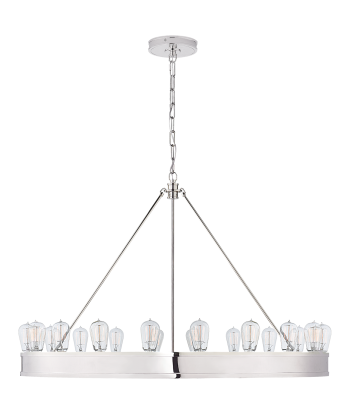 Chandelier Roark 40'' Nickel de pas cher