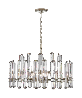 Chandelier Bonnington Large Nickel de l' environnement