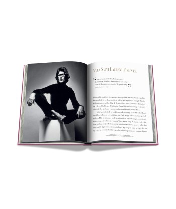 Livre Yves Saint Laurent: Impossible collection la colonne vertébrale